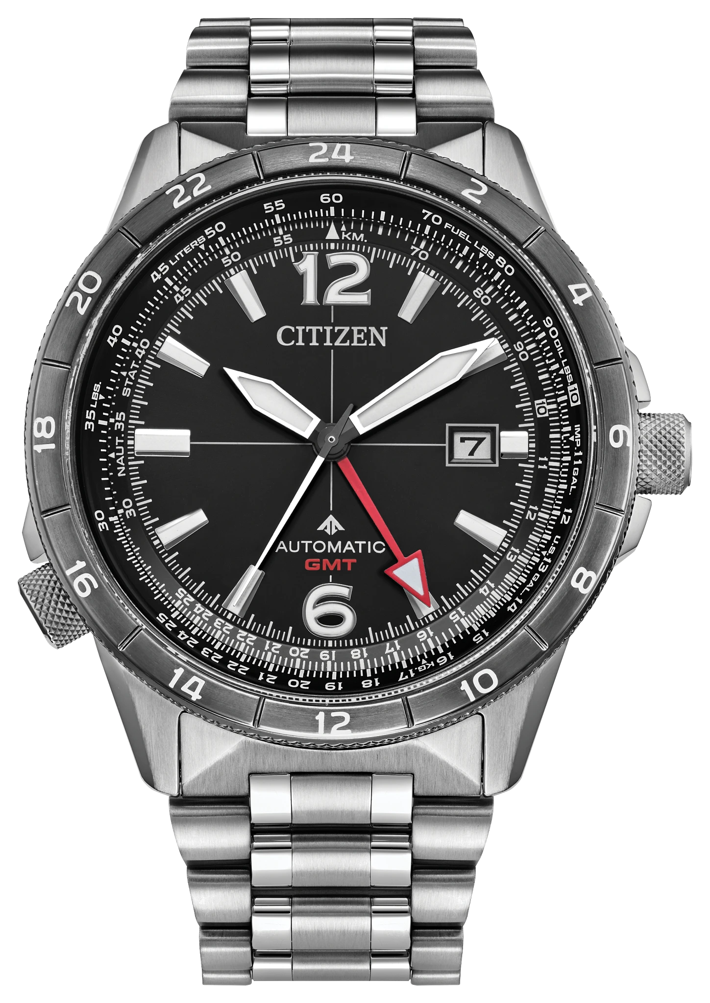 Promaster Air GMT Black Dial Stainless Steel Bracelet NB6046-59E